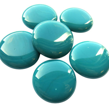 Glass Nuggets XL 30-36mm  Teal
