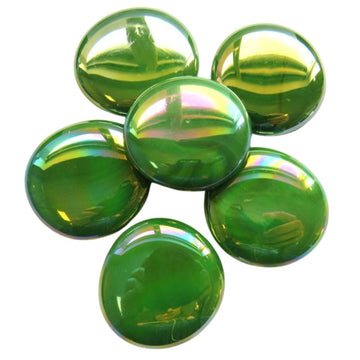 Glass Nuggets XL 30-36mm Opal Green