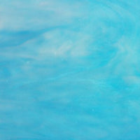 Glass Plate Pale Opal Turquoise