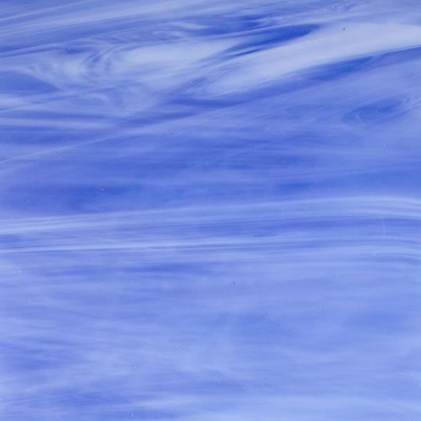 Glasplatte Mittelblau