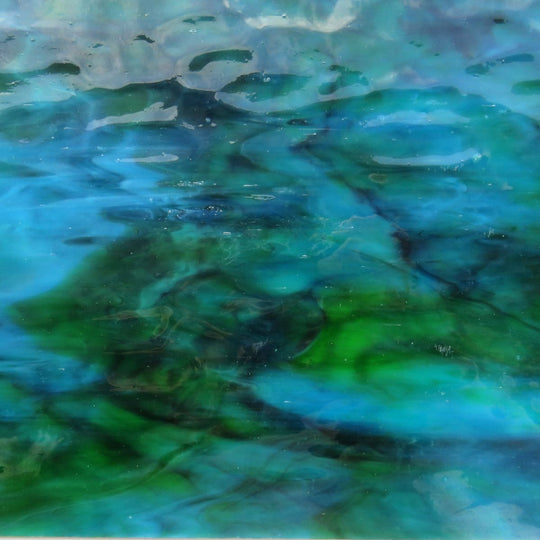 Glasplatte Pfauenglanz