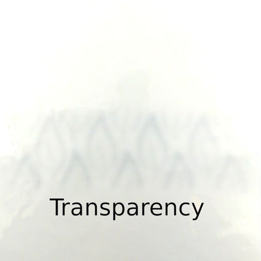 Glass Plate White Wispy