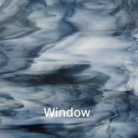 Glasplatte Mit Schwarzem Jaspis-Wirbel