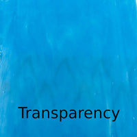 Glass Plate Pale Opal Turquoise