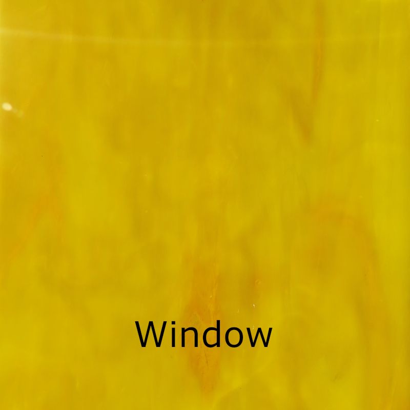 Glass Plate Intense Yellow