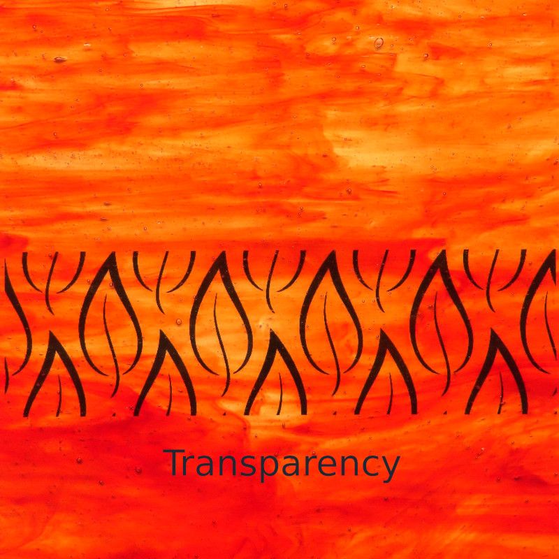 Glasplatta Orange Disig
