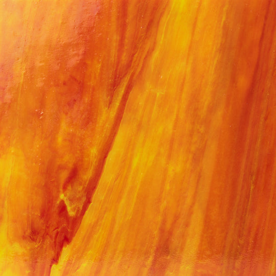 Glasplatte Tiefes Orange-Gelb Texturiert
