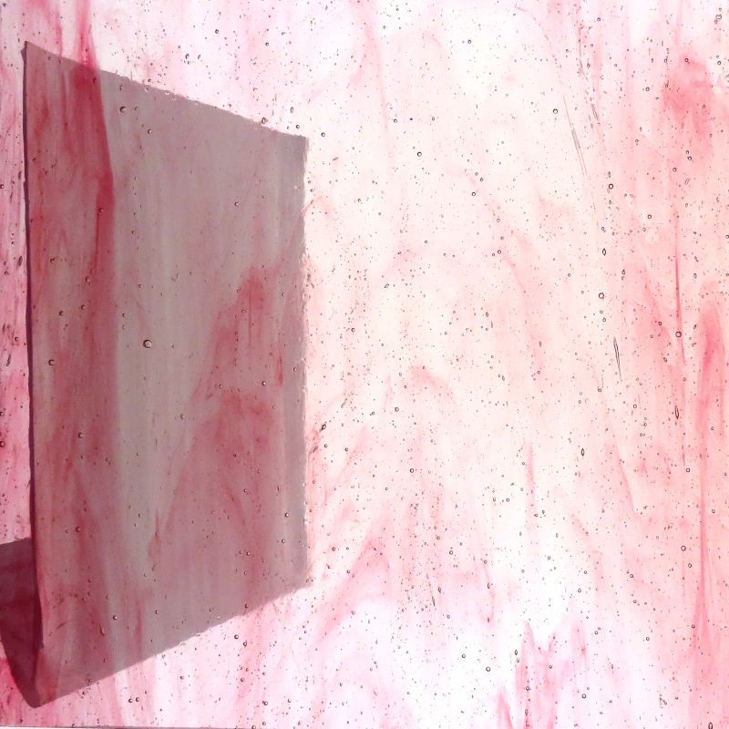 Glasplatte Fuchsia Zart