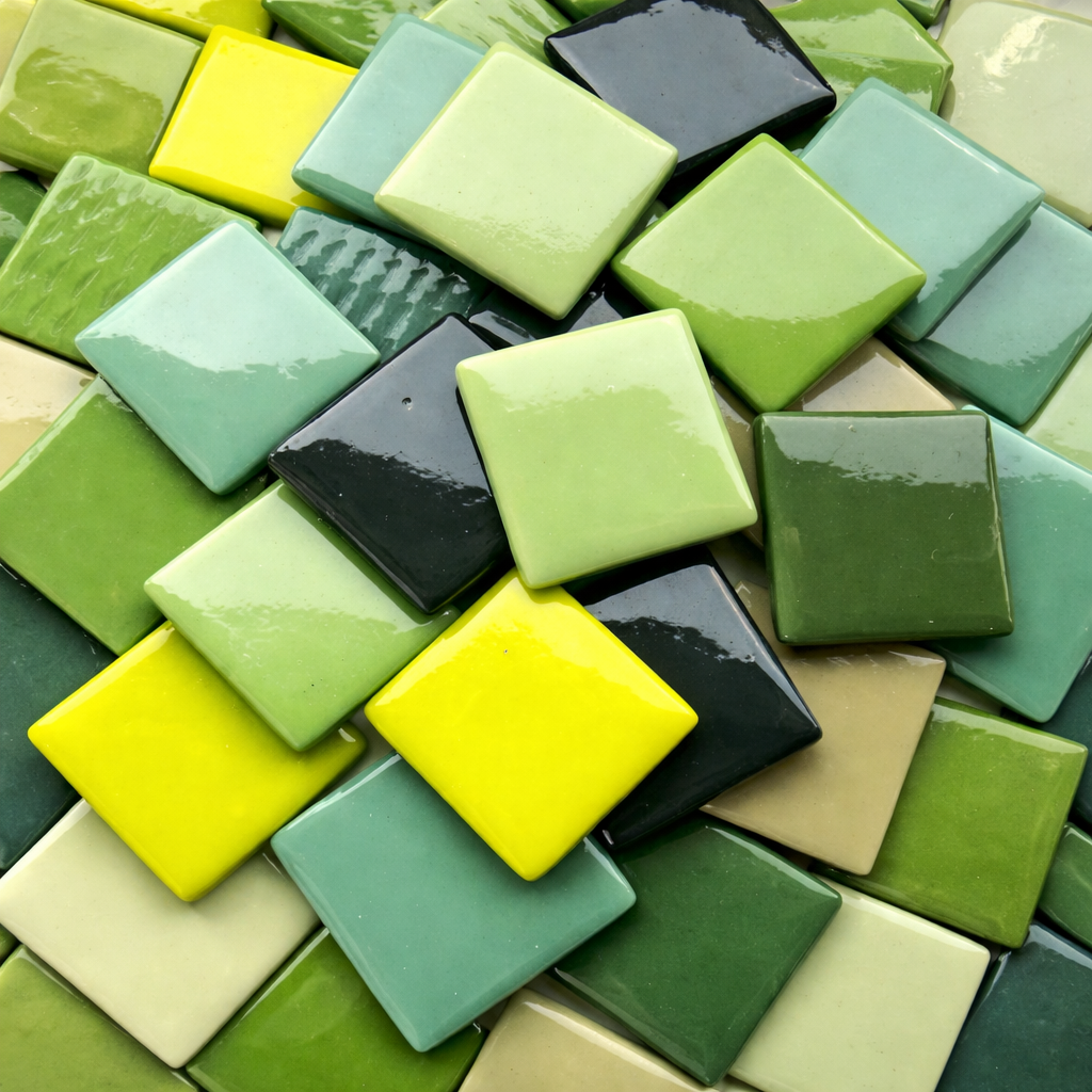 Fantasy Glas 25mm Grün Mix