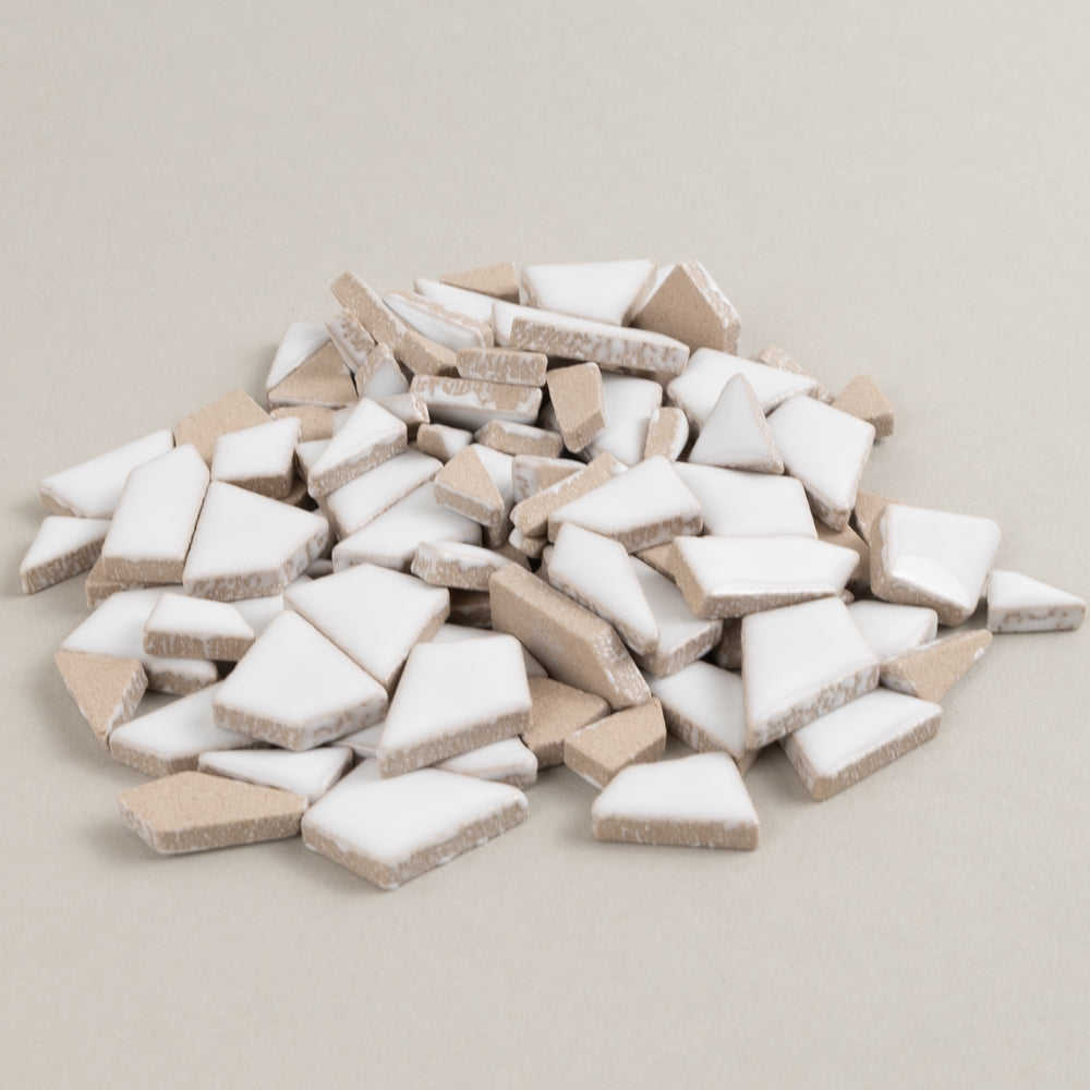 Mini Keramiska Pussel Vit