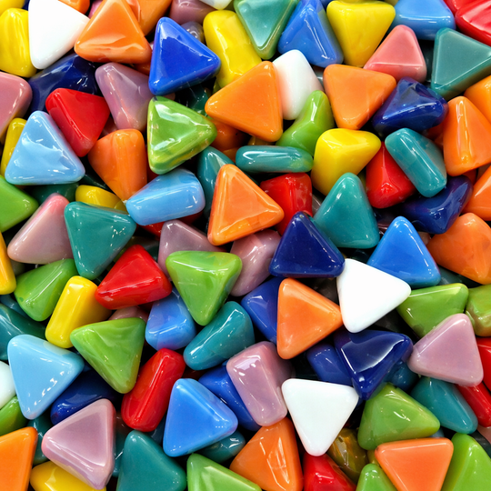 Mini Glasmosaik Triangel Tropicalmix