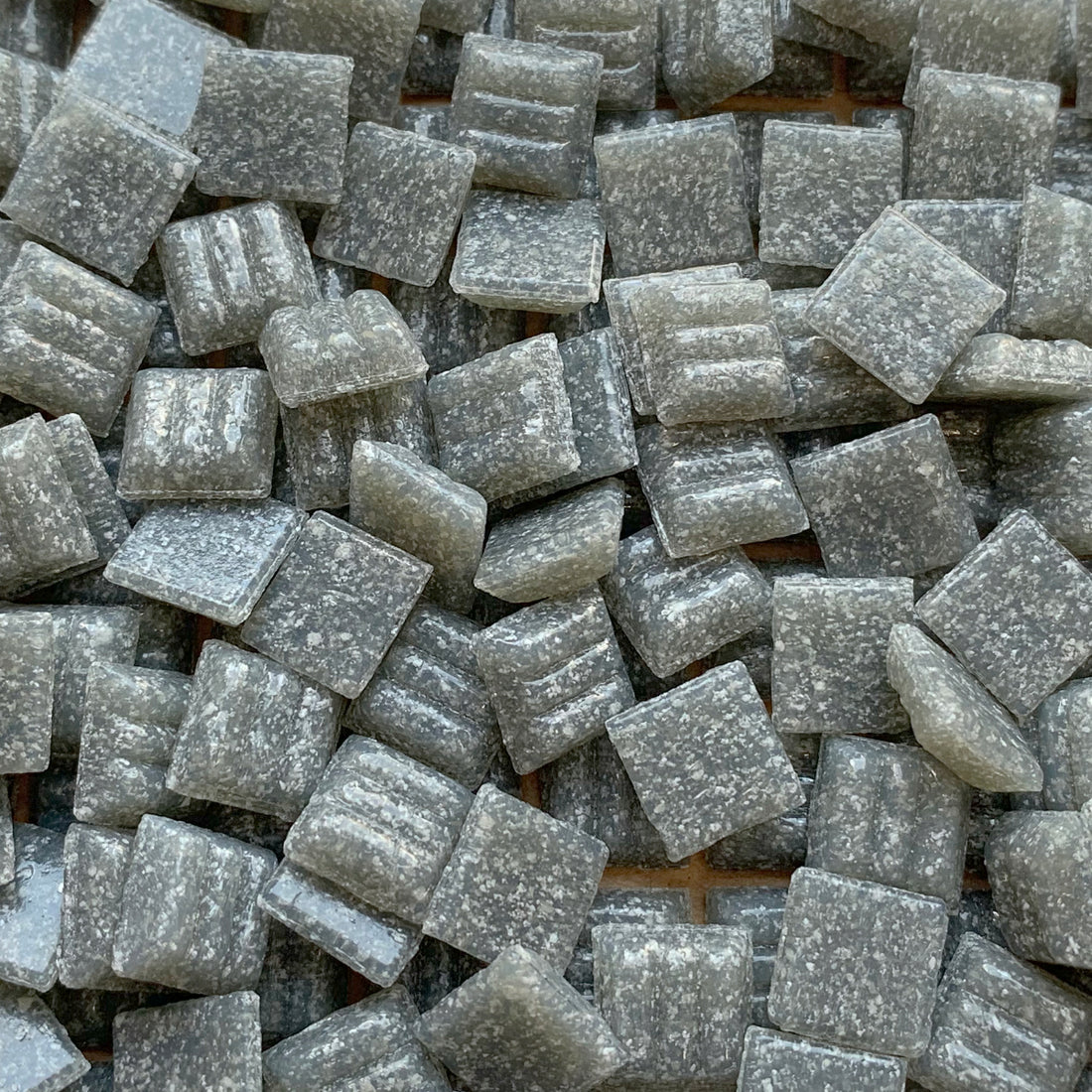 Glasmosaik 10mm Isvit (lös) 