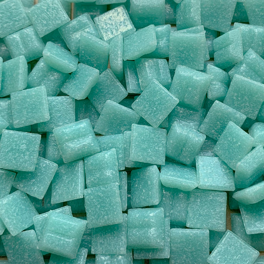 Glasmosaik 10 mm Caribisk Blå (løs)