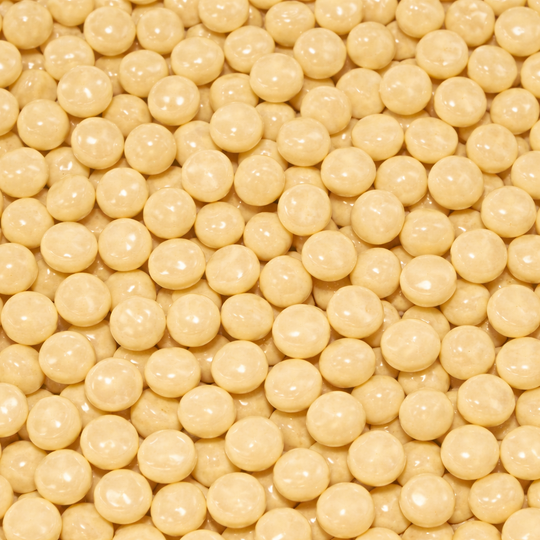 Mini Pastilles De Verre 8mm Crème