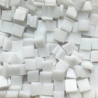 Glasmosaik Tiffany-Glas 10mm  Weiß