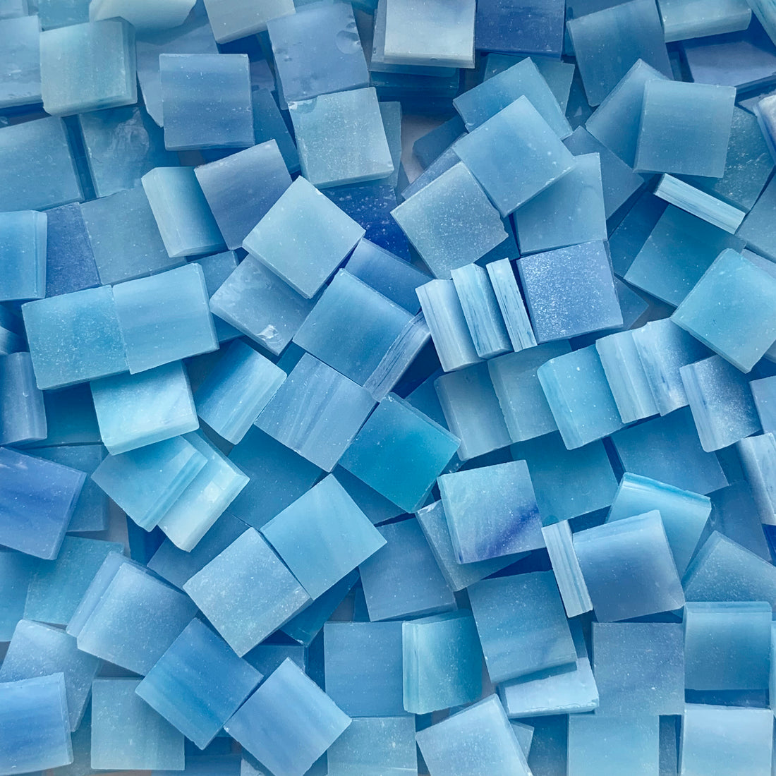 Glasmosaik Tiffany-Glas 10mm  Caribic