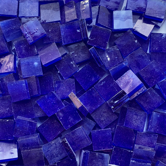 Tiffany Glacier -lasimosaiikki 15mm – koboltti