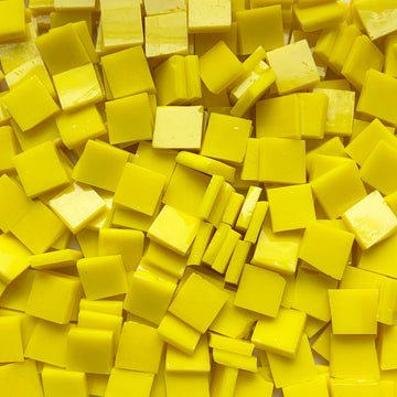Glacier Tiffany Glass Mosaic 10mm Sunny Yellow