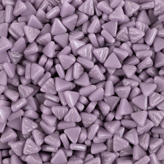 Mini Glass Mosaic Triangle Lilac