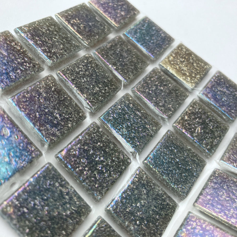 Iridescent Glass Mosaic 20mm  Spume
