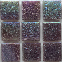 Iridescent Glass Mosaic 20mm  Mangosteen