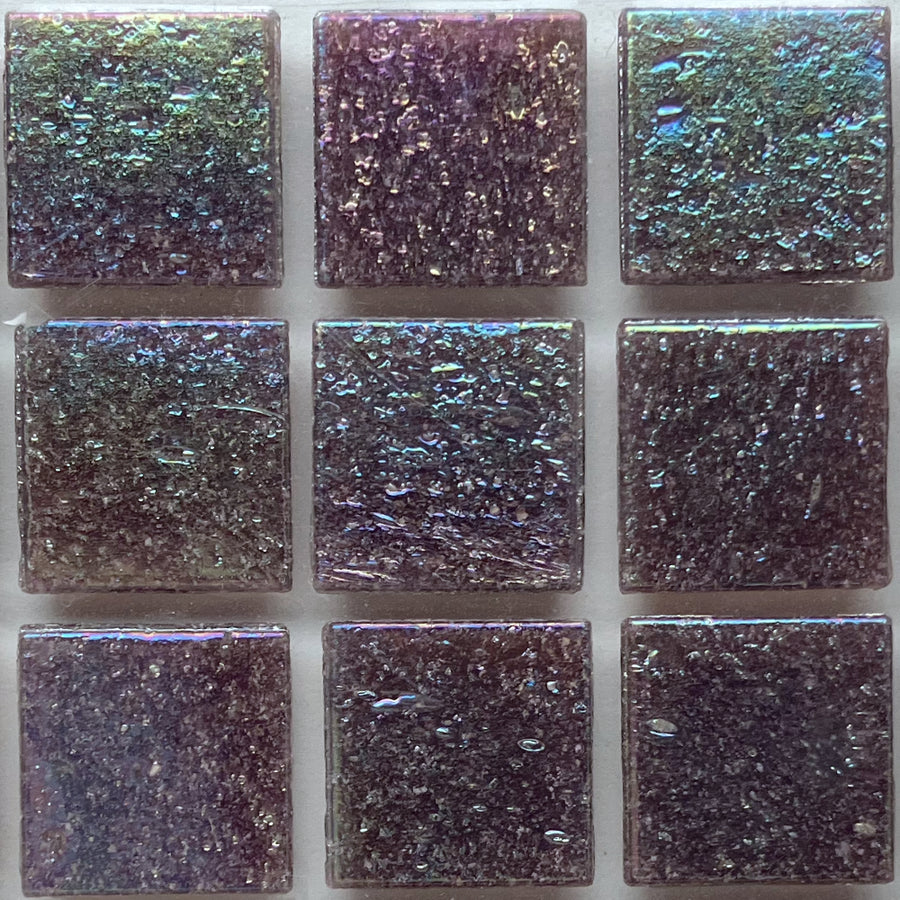 Iridescent Glass Mosaic 20mm  Mangosteen