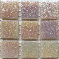 Iridescent Glass Mosaic 20mm  Conch