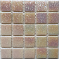 Iridescent Glass Mosaic 20mm  Conch