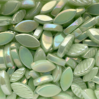 Petals Iridised Soft Green