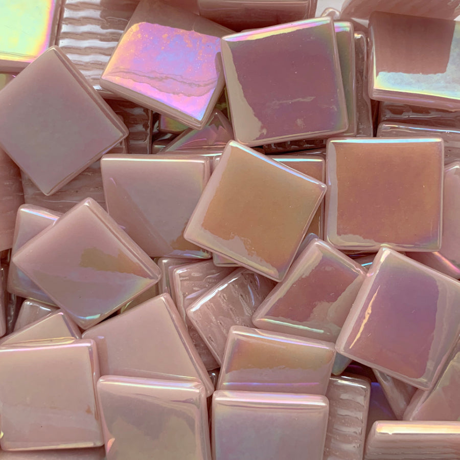 Fantasy Glas Perle 25mm  Rosenblüte