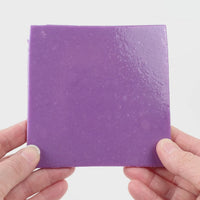 Video showing Morasutti Smalti mosaic tile – purple – 11.5 x 11.5 cm, rotated to show full tile