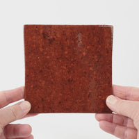 Video showing Morasutti Smalti mosaic tile – brown – 11.5 x 11.5 cm, rotated to show full tile
