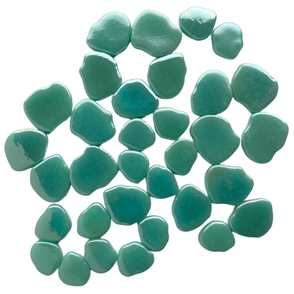 Sakura Blossom Pearls Pale Teal