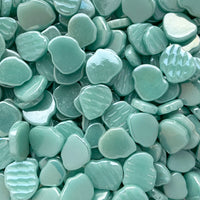 Sakura Blossom Pearls Pale Teal