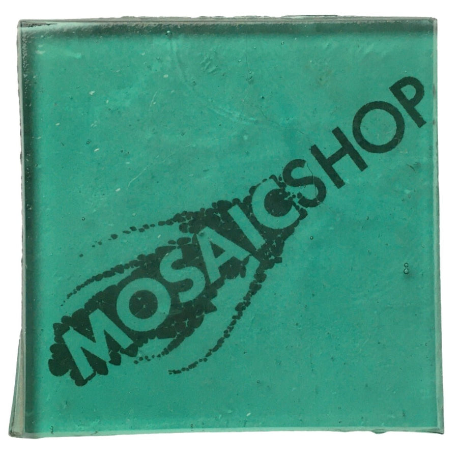 Verre Mosaique - glass mosaic -Glasmosaik-glasmozaïek-Albertini Glas Cyaan - mosaicshop