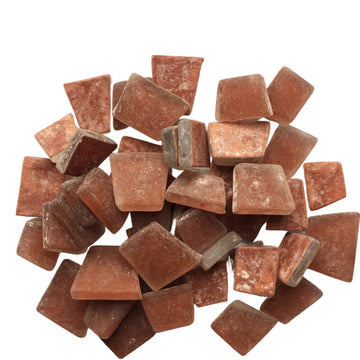 Verre Mosaique - glass mosaic -Glasmosaik-glasmozaïek-Beachglass Baksteenrood - mosaicshop