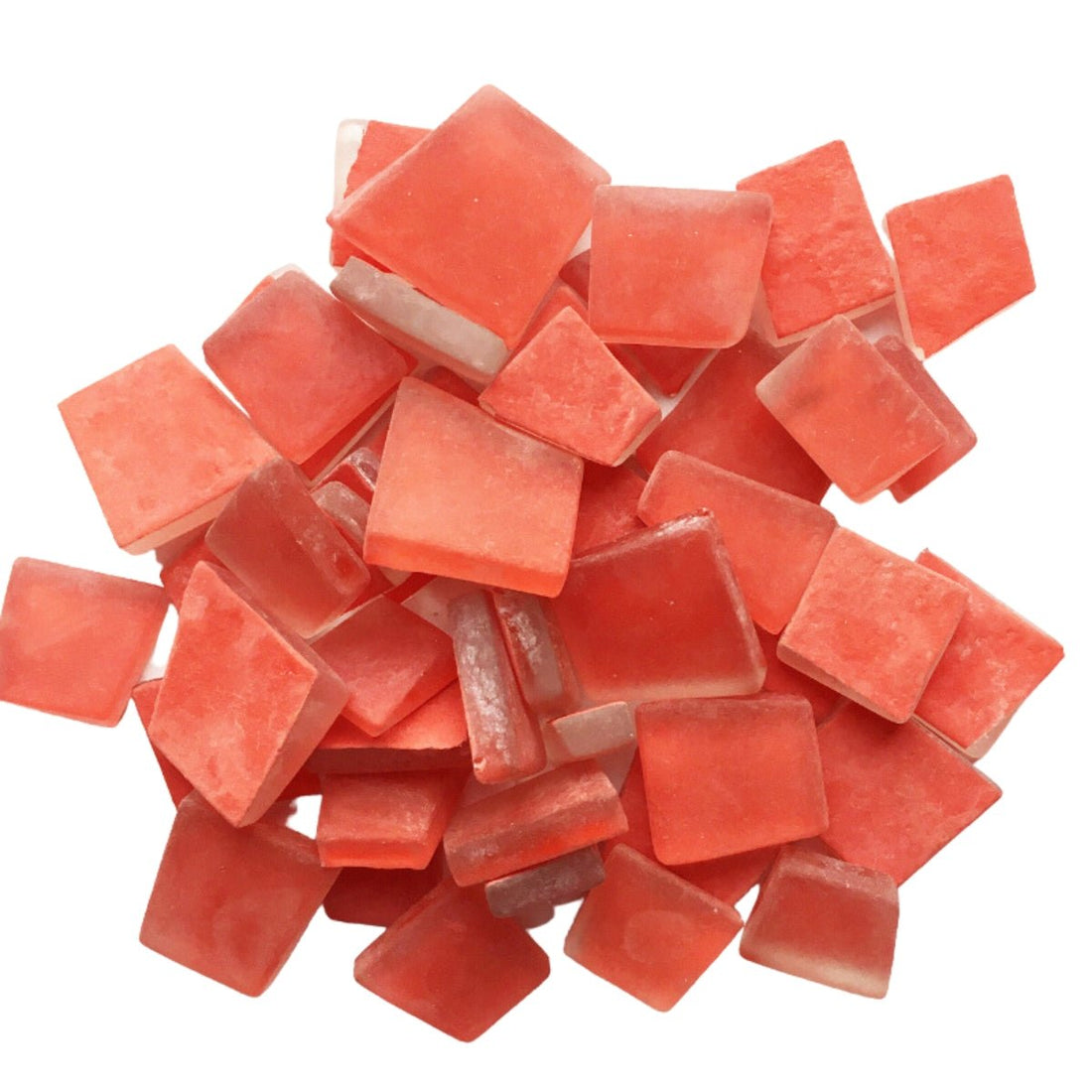 Verre Mosaique - glass mosaic -Glasmosaik-glasmozaïek-Beachglass Rood - mosaicshop