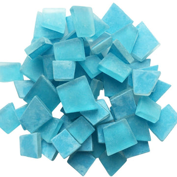 Verre Mosaique - glass mosaic -Glasmosaik-glasmozaïek-Beachglass Turkoois - mosaicshop