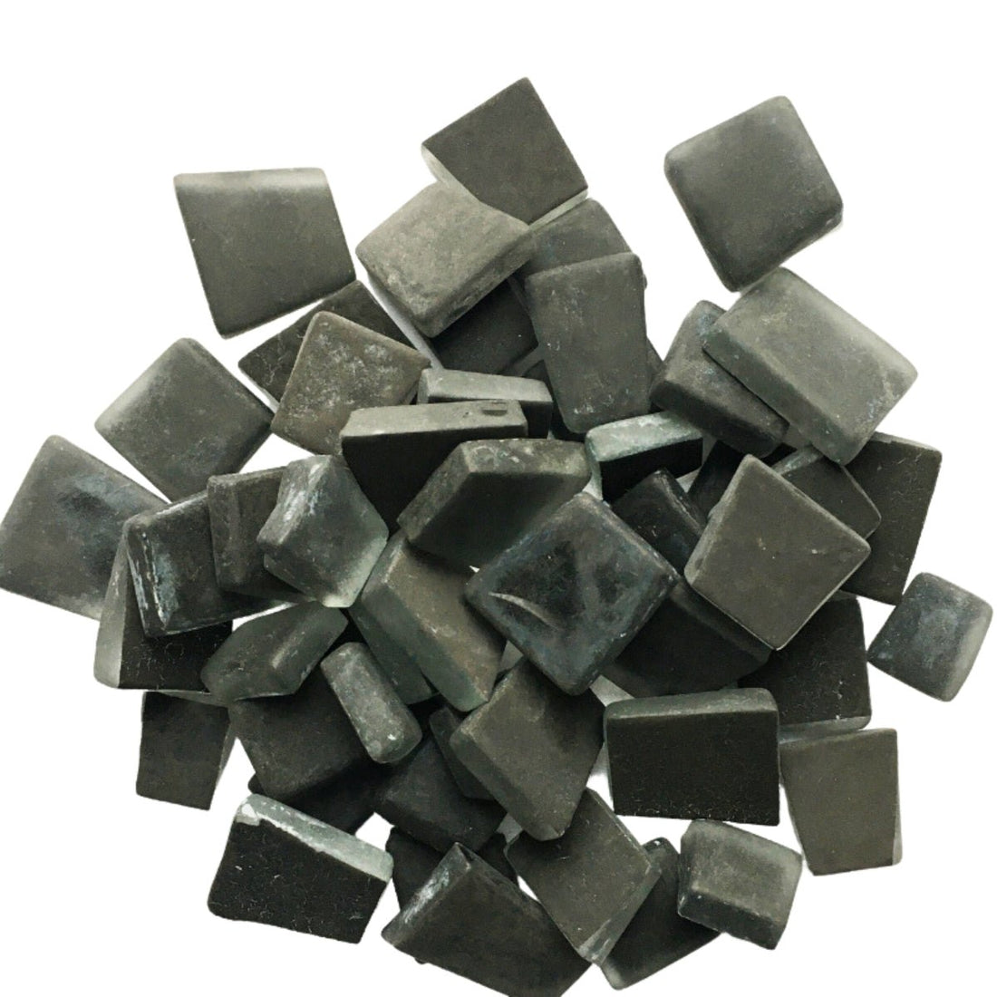 Verre Mosaique - glass mosaic -Glasmosaik-glasmozaïek-Beachglass Zwart - mosaicshop