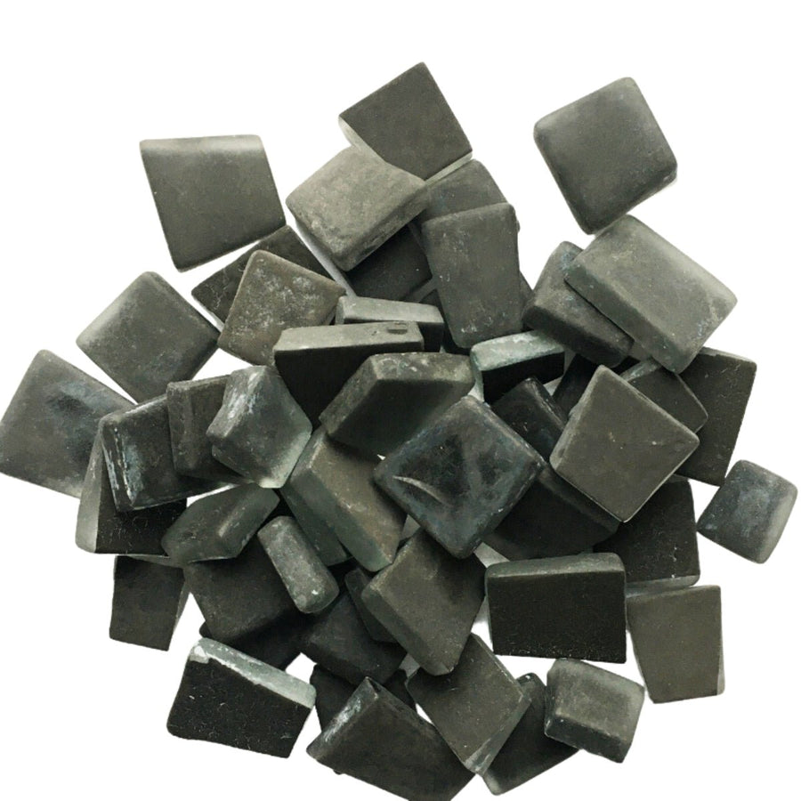 Verre Mosaique - glass mosaic -Glasmosaik-glasmozaïek-Beachglass Zwart - mosaicshop