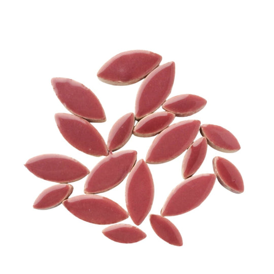 Ceramic Petals  Dark Mauve