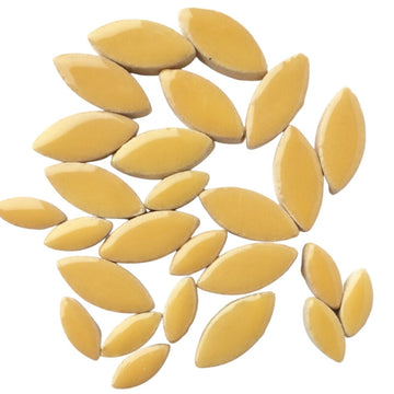 Verre Mosaique - glass mosaic -Glasmosaik-glasmozaïek-Bloemblaadjes Gele Paprika - mosaicshop