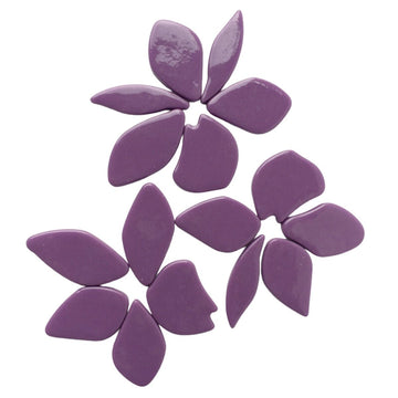 Verre Mosaique - glass mosaic -Glasmosaik-glasmozaïek-Bloemblaadjes Glas Magenta - mosaicshop