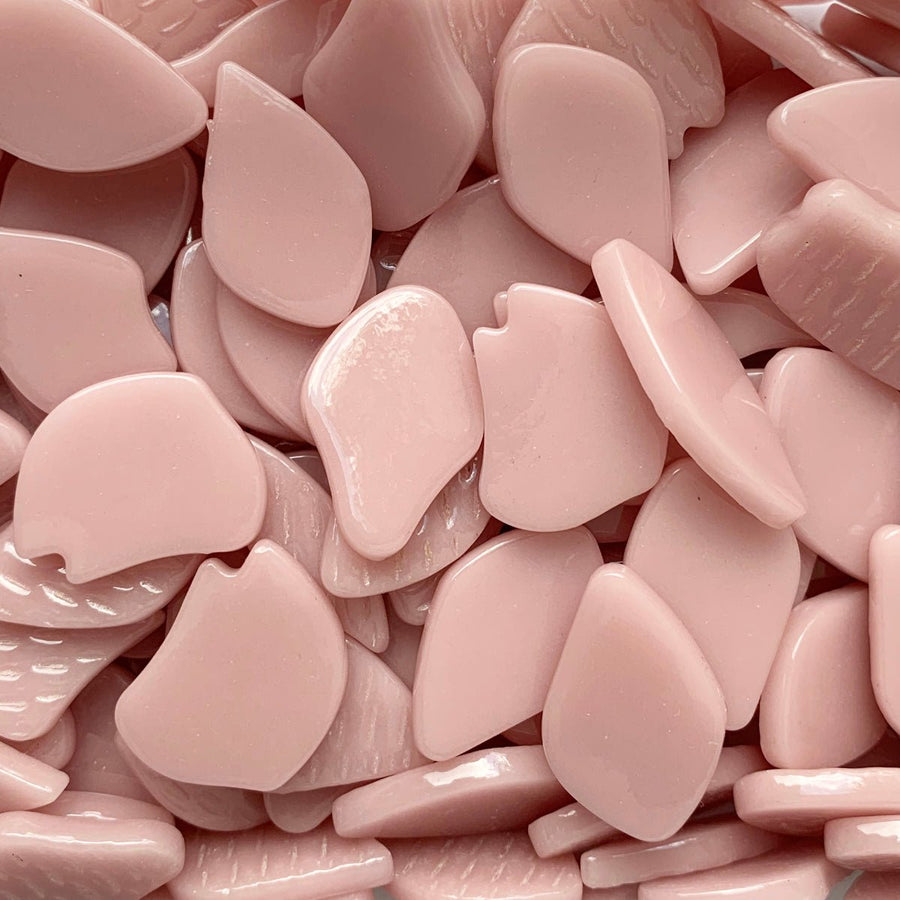 Verre Mosaique - glass mosaic -Glasmosaik-glasmozaïek-Bloemblaadjes Glas Rozenblaadje - mosaicshop