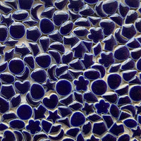 Verre Mosaique - glass mosaic -Glasmosaik-glasmozaïek-Charms Mini Donkerblauw - mosaicshop