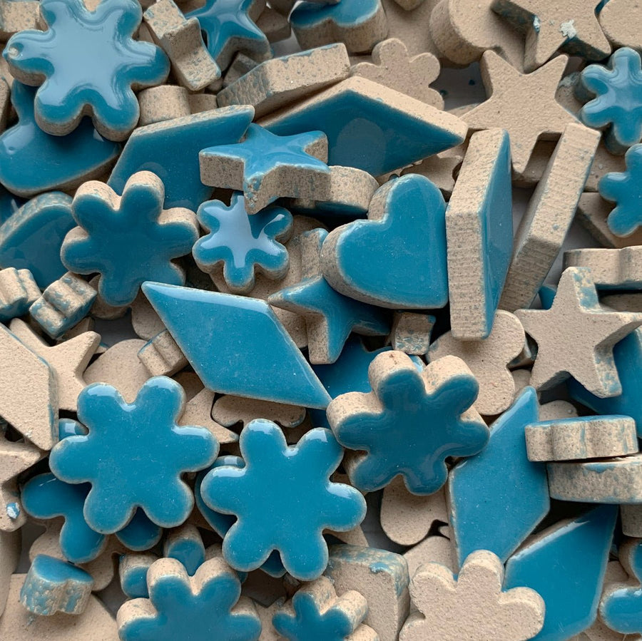 Verre Mosaique - glass mosaic -Glasmosaik-glasmozaïek-Charms Nieuw Blauw - mosaicshop