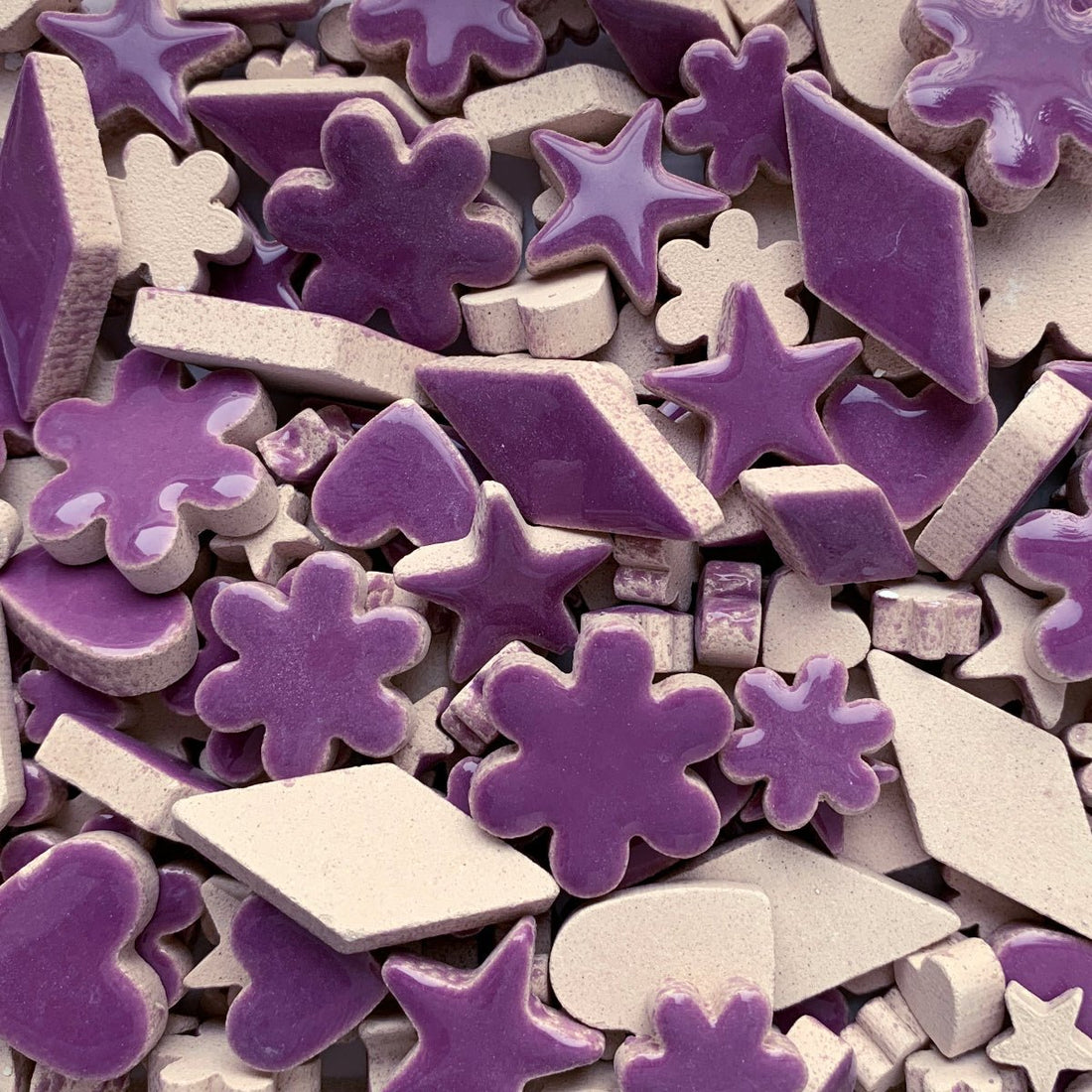 Verre Mosaique - glass mosaic -Glasmosaik-glasmozaïek-Charms Nieuw Paars - mosaicshop