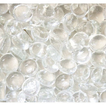 Verre Mosaique - glass mosaic -Glasmosaik-glasmozaïek-Glasdruppels 16-20mm Kristal - mosaicshop