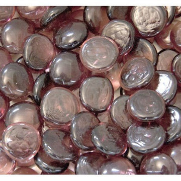 Verre Mosaique - glass mosaic -Glasmosaik-glasmozaïek-Glasdruppels 16-20mm Kristal Amethist - mosaicshop