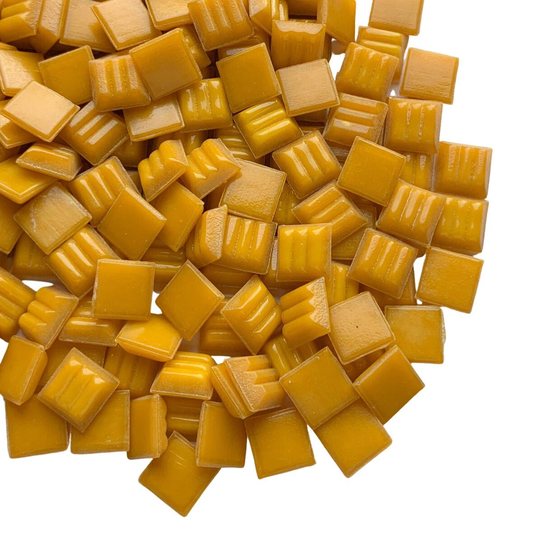 Verre Mosaique - glass mosaic -Glasmosaik-glasmozaïek-Glasmozaiek 10mm Abrikoos - mosaicshop